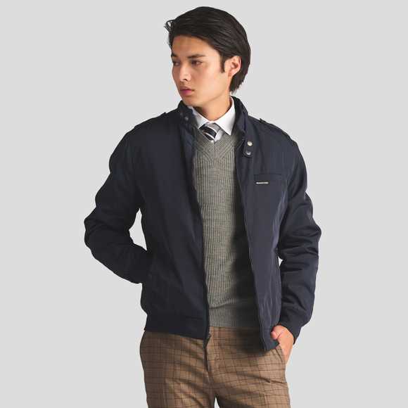 Men's Iconic Racer Quilted Lining Jacket (Slim Fit) - Picture 1 of 6